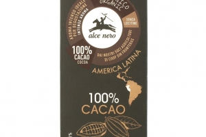 CHOCOLATE 100% CACAO ALCENERO